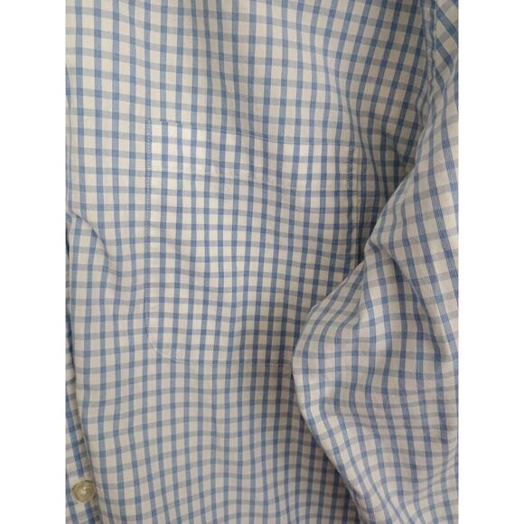 Vineyard Vines Shirt Men's 2X Blue White Check Classic Fit Murray Button Down - Picture 7 of 11